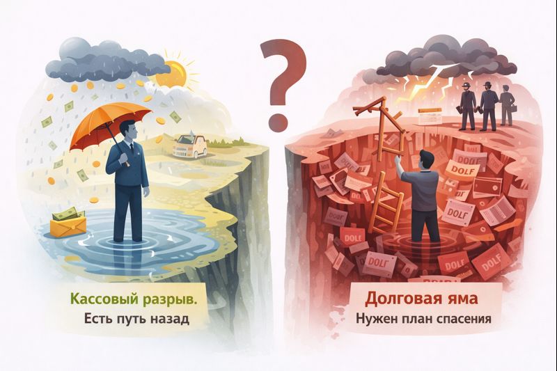 Как отличить финансовую несостоятельность от временных трудностей